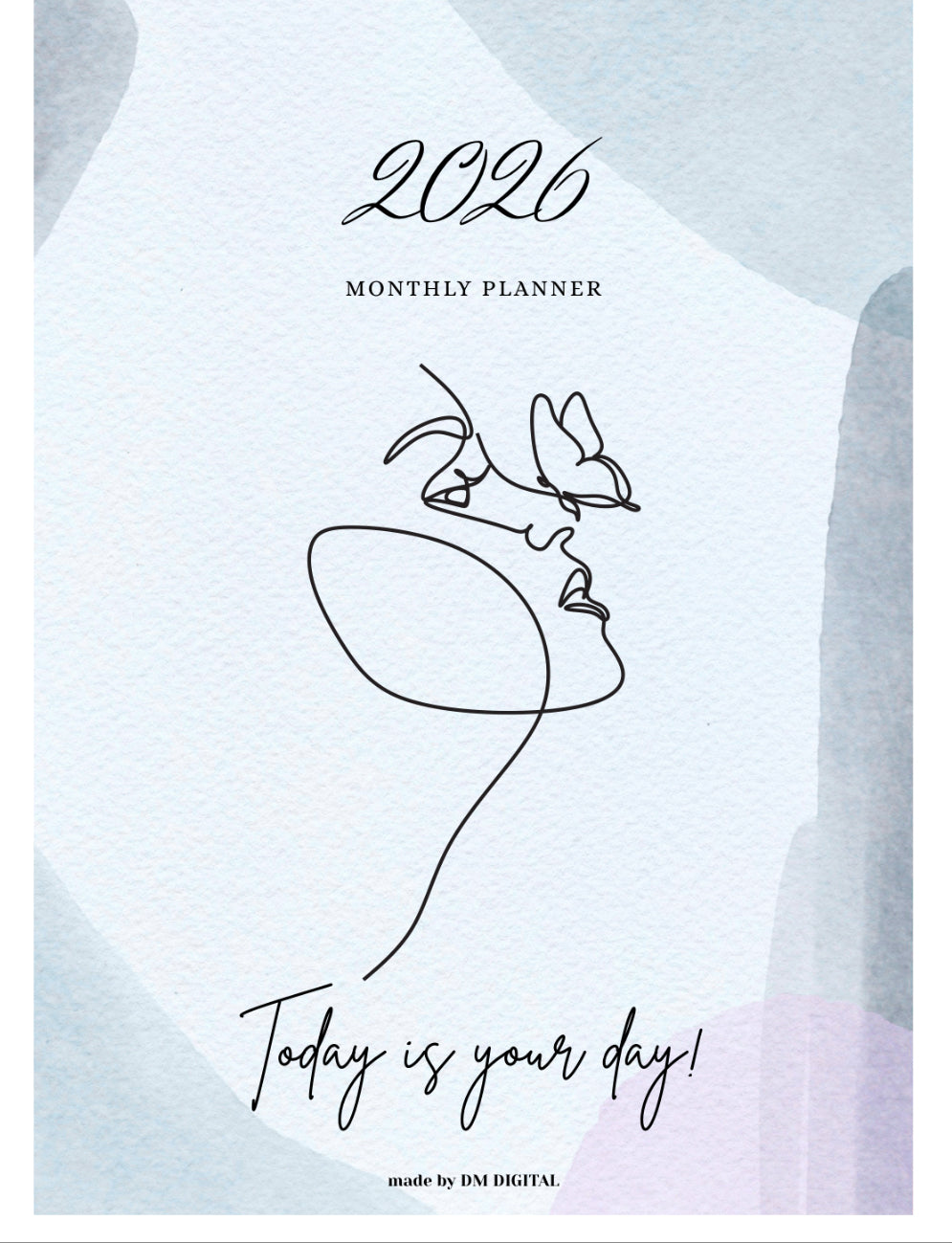2026 Monthly Planner - Notes, To-Do Lists & Monthly Inspirational Quotes