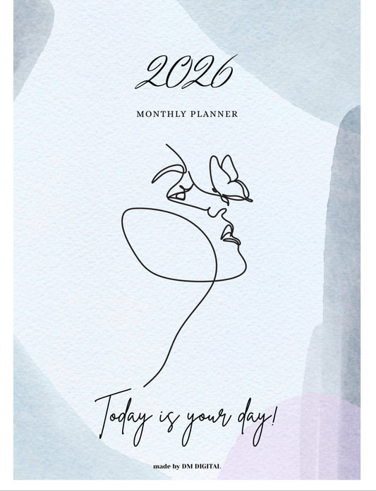 2026 Monthly Planner - Notes, To-Do Lists & Monthly Inspirational Quotes